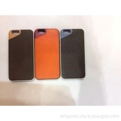 PU genuine leather mobile phone cases Soft TPU Shinning PC